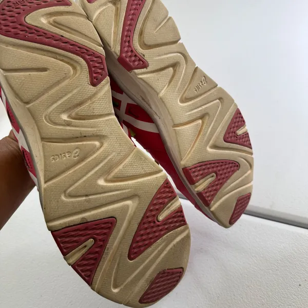 ASICS S398Y Women's Running Shoes‎ Pink Neon Yellow Size 11 Athletic Sneakers - Image 6