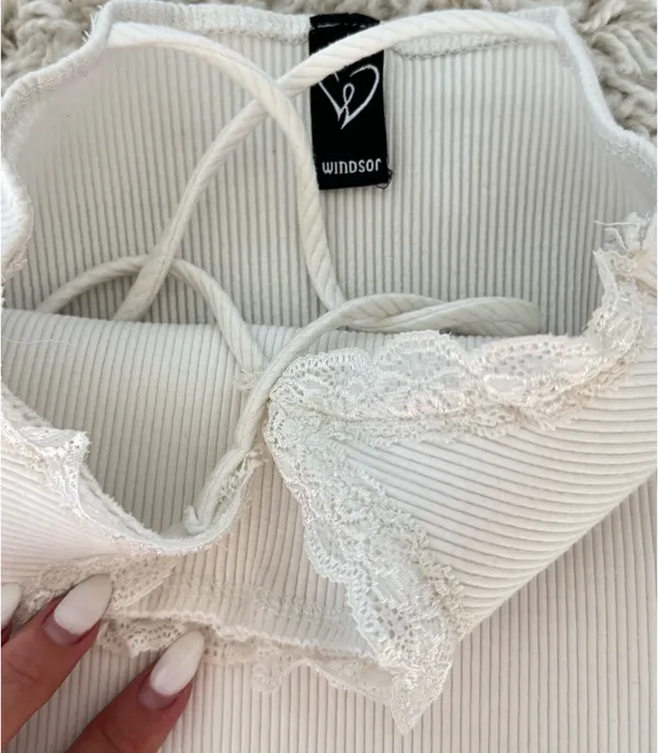 Windsor White Bodysuit Lace - Image 3