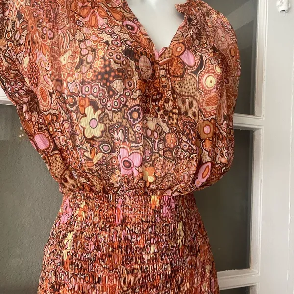 A.L.C.‎ Carly Silk Floral Mini Dress - Image 9