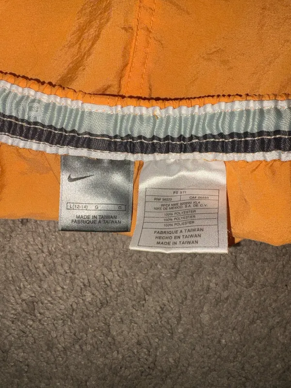 Vintage Nike Swim Orange Trunks - Image 4