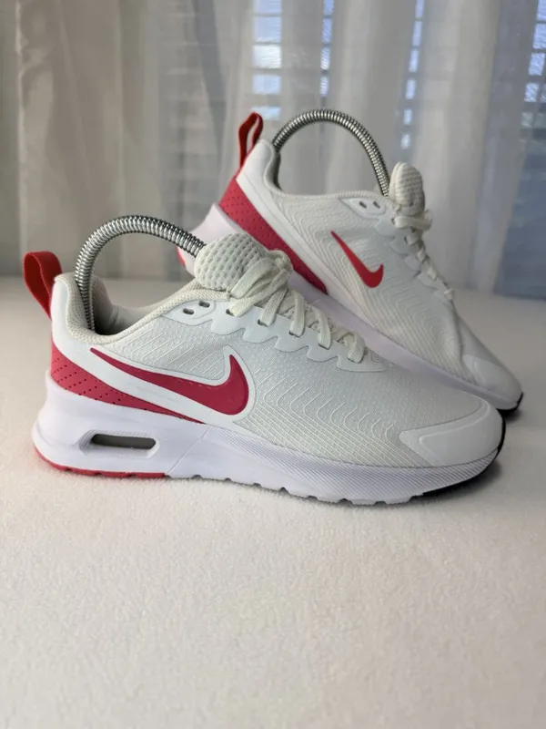 Nike Air Max INTRLK Lite Women US 6.5 White Pink Running Athletic Sneakers Shoes - Image 8
