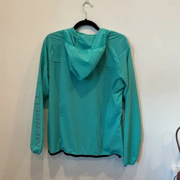 Merrell MQM Ultralite Insulated Full Zip Jacket Ceramic Teal Small NWT JWS25168 - Image 6