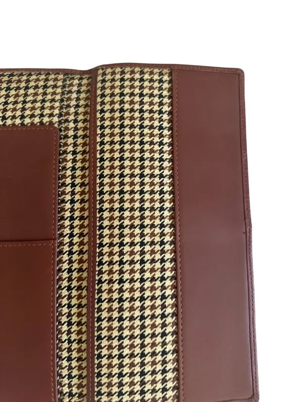 CUTTER & BUCK Tan Brown Leather Bound BB&T Lined Receipt Book - Image 4