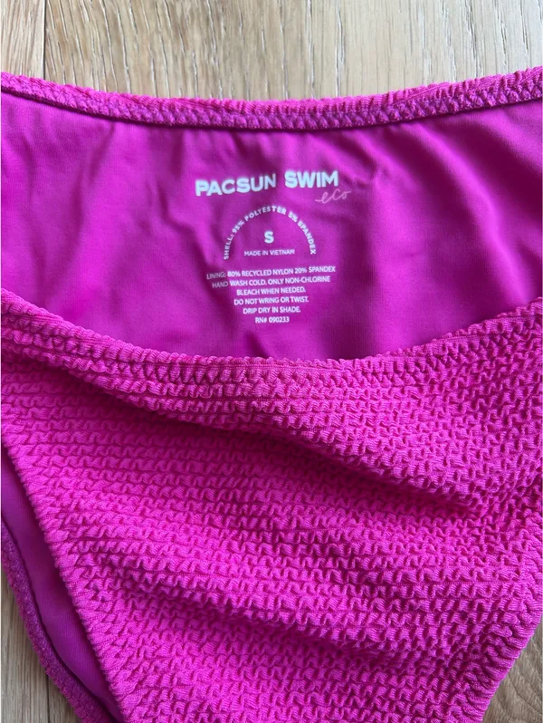 Pacsun swimwear bikini 2 hot pink set - never worn - Image 3