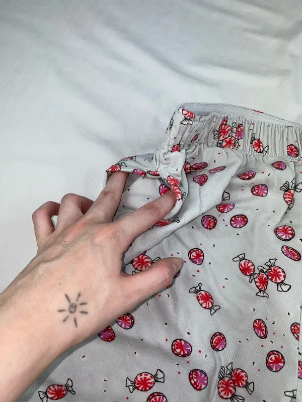 Candy PJ Pants Gray Size XS - Image 5