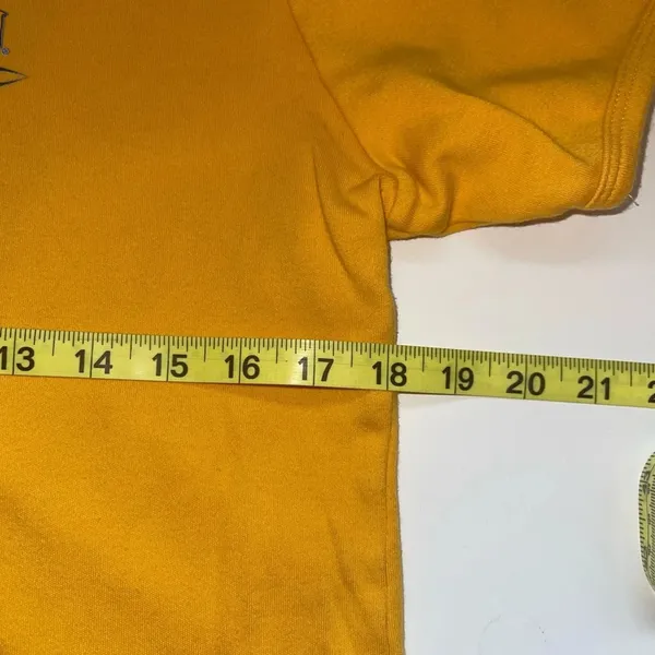 Harley Davidson Tee 2005 Texas Graphic 100% Cotton Mustard Yellow - Image 8