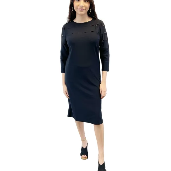 NEW Love Scarlett Womens S Knit Dress Black Cutout s Grunge Gothic‎ Stretchy - Image 17