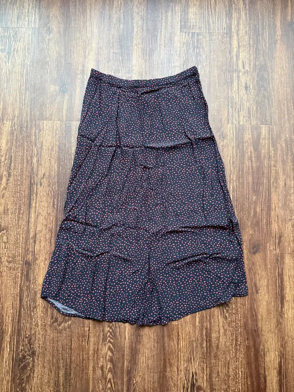 Women’s Free Assembly Black and Red Spotted Skirt - Size S - Image 2