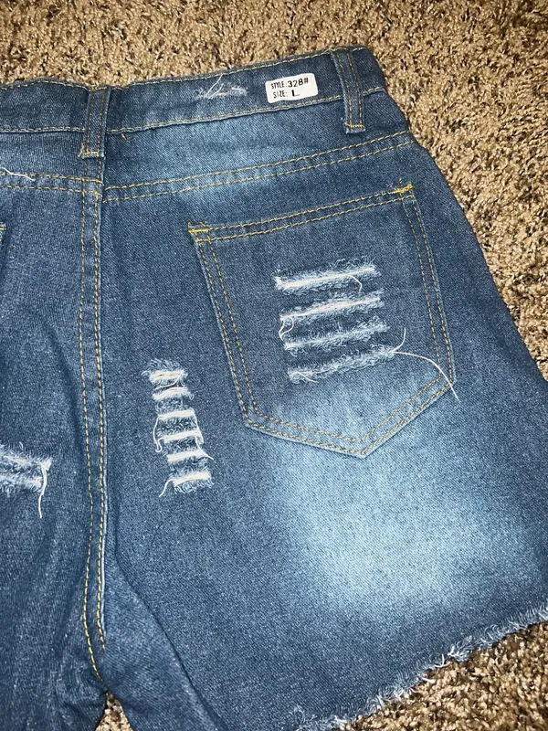 American flag denim shorts Blue Size L - Image 5