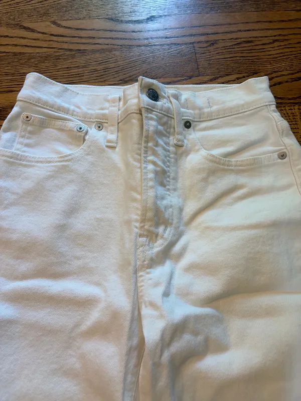 Madewell Jeans The Perfect Vintage Tile White - Image 4