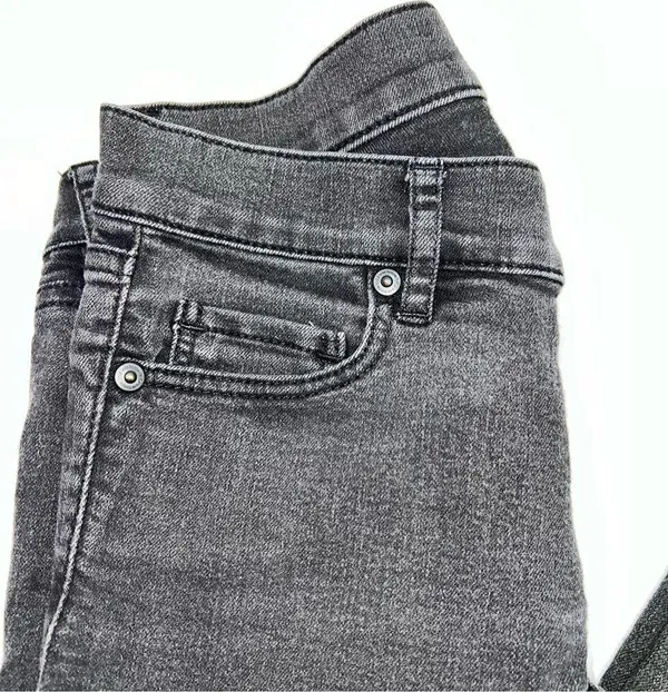 Ann Taylor LOFT Women's Modern Skinny Black Denim Low Rise Jeans Size 24 - Image 8