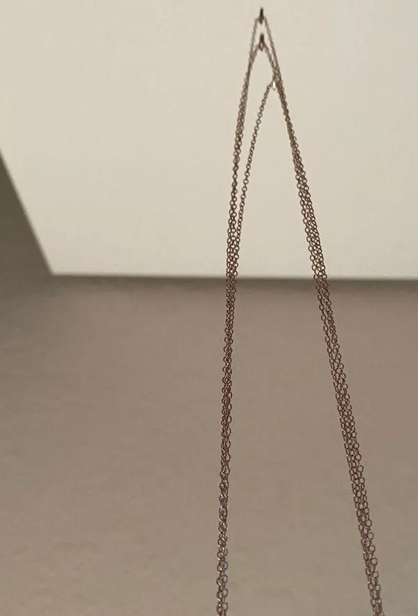 Gorjana 3 layer silver necklace - Image 2
