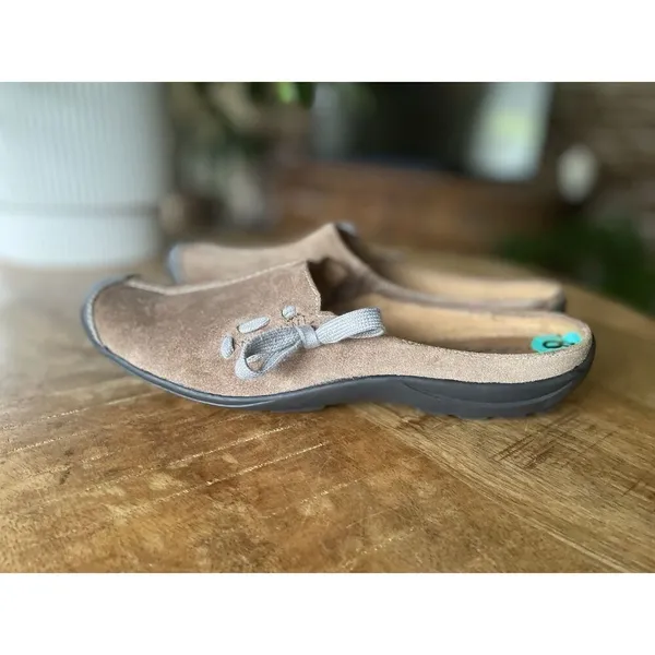 Natural Soul by Naturalizer Comfort Mules Size 8 M Women’s Brown Suede Slip On - Image 5