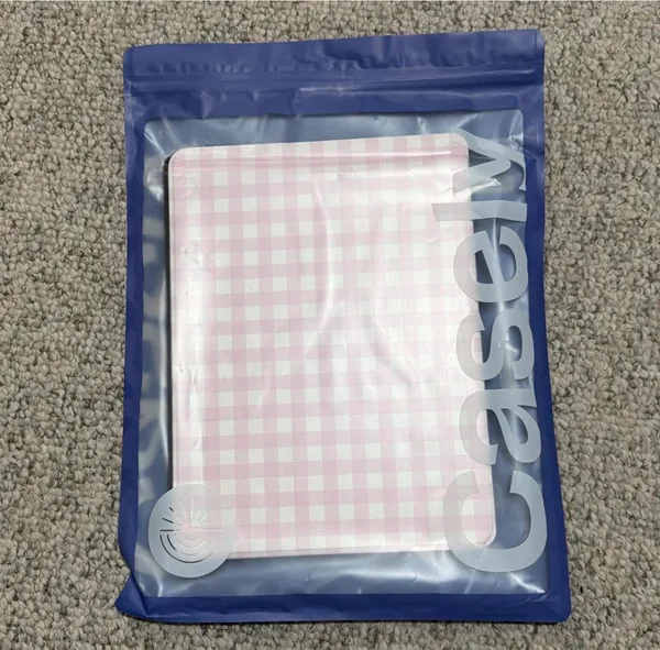 CASETiFY Pink Plaid Sunday Best iPad 10.2 Casely - Image 2
