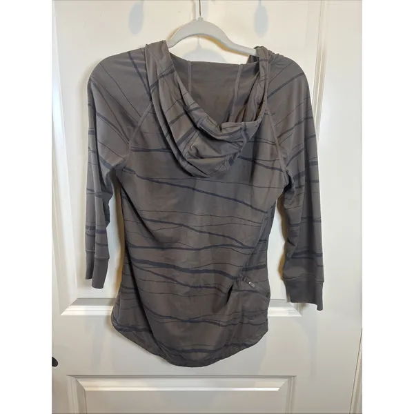Nike Dri-Fit Running Pullover Hoodie Lightweight Brown Black Women's Size‎ Large - Image 8