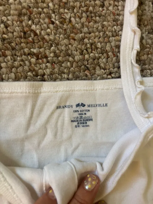 Brandy Melville Top White - Image 3