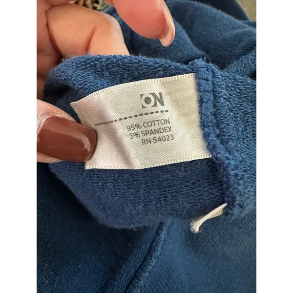 Old Navy Blue Full-Zip Hoodie Plus Size XXL GUC - Image 6