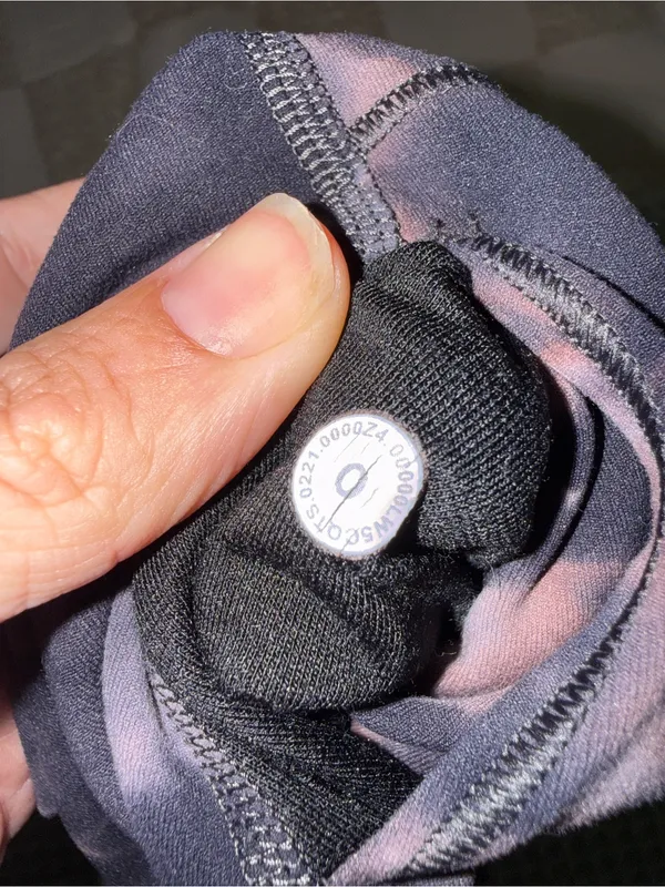 Lululemon Align Bikers *Diamond Dye Diamond Dye Graphite Grey Pink Pastel - Image 6