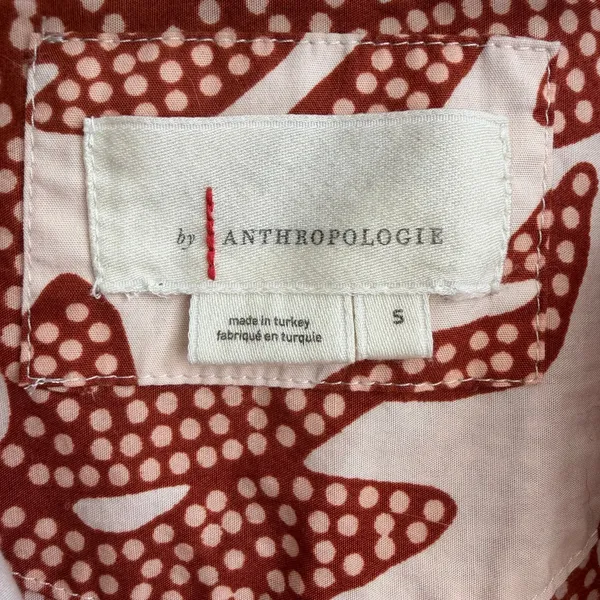 Anthropologie Somerset Maxi Dress in Neutral Floral Dot Size Small - Image 5