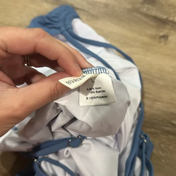 Blue Women's Swimsuit Size L - Image 4