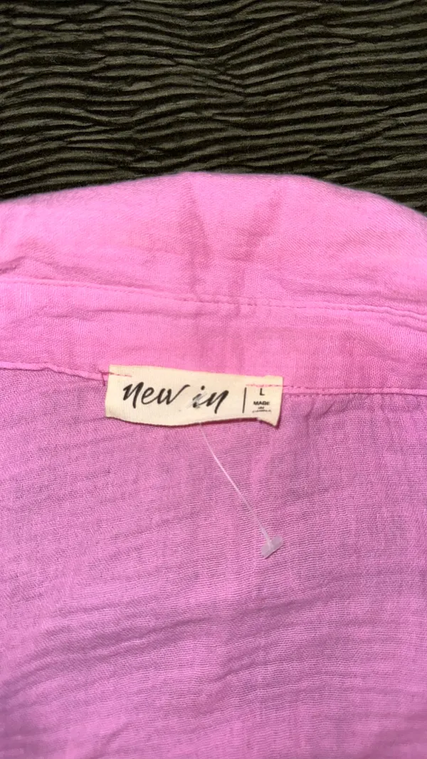 Tri color light shacket Pink Size L - Image 2