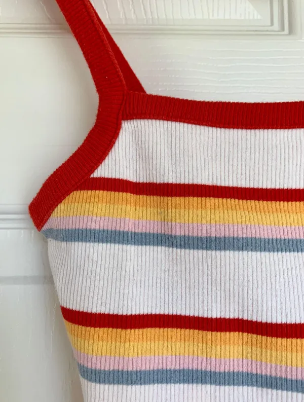 PacSun Rainbow Cropped Top - Image 3