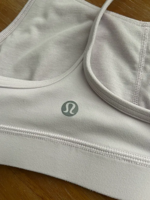 Light Pink Flow Lululemon Y Bra - Image 3