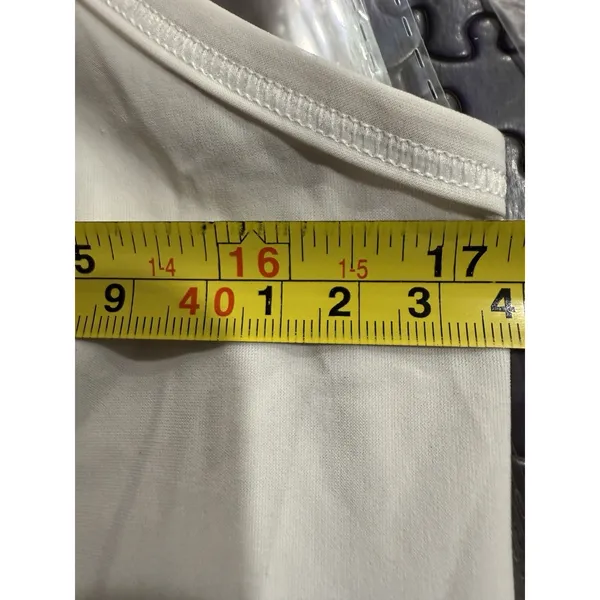 Lululemon Sculpt Tank White‎ Size 6 Flaw - Image 5