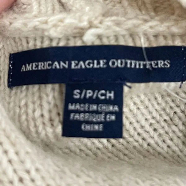 American Eagle Outfitters Pocket Open Front Knit Cardigan Sweater S Oversized - Image 4