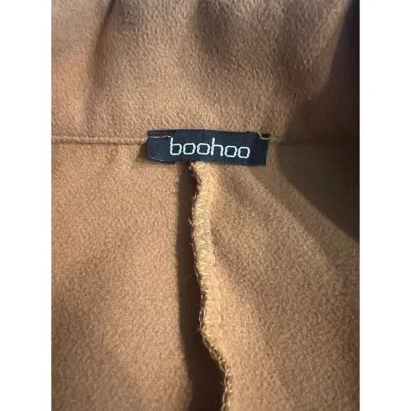 Boohoo Women's Long Toffee Coat - Image 3