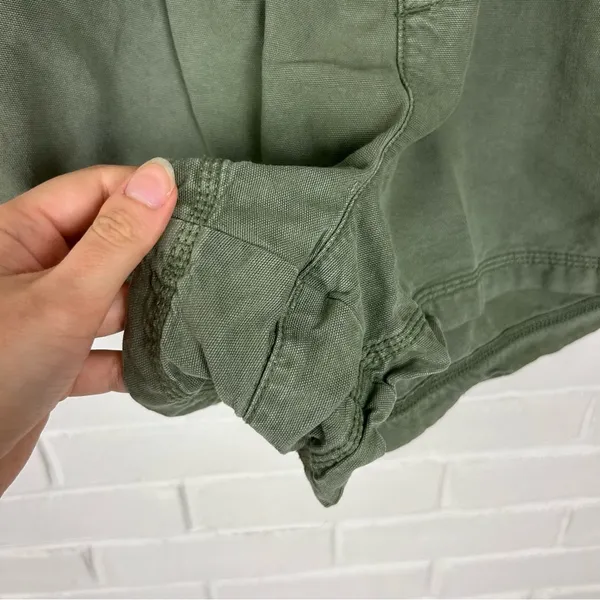 Aerie Babewatch Green Pull On Casual Shorts Size XL - Image 9
