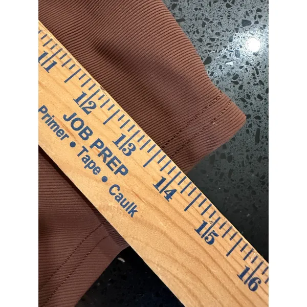 OFFLINE by Aerie‎ Goals Ribbed Short Sleeve V-Neck Crop Top Brown XS Activewear - Image 6