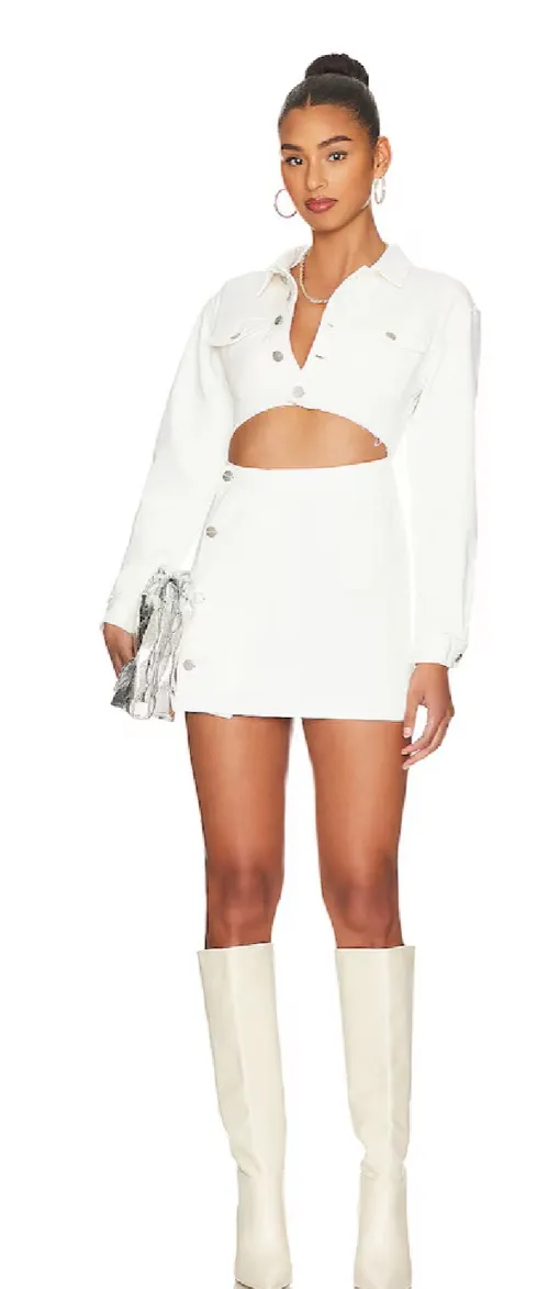 superdown Dress White Mini - Image 10