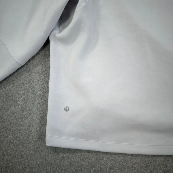 Lululemon AirWrap Modal Crew Sweatshirt Alpine White 16 Boxy Cropped Pullover - Image 9