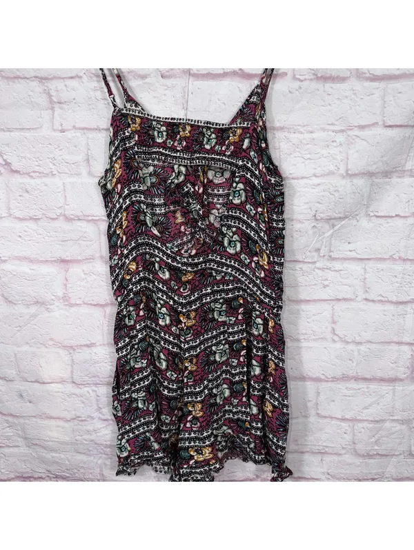 American Eagle Outfitters Women's Medium Boho Print Romper - Image 7