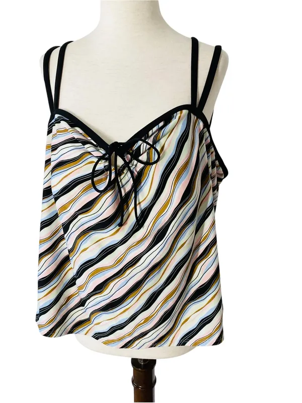VINTAGE Y2K MERONA Tankini Top - Image 2