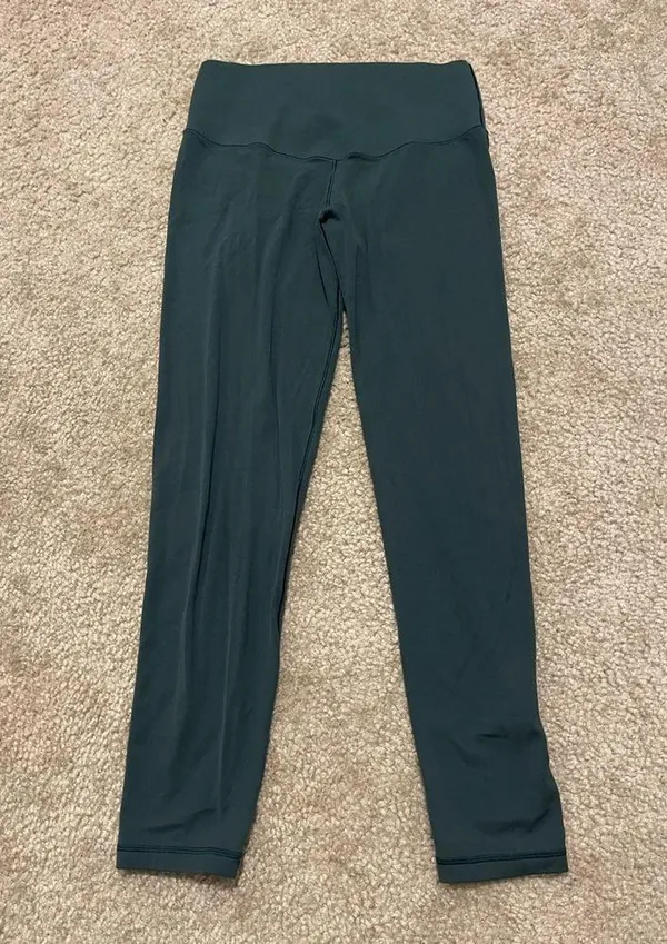 Women’s OFFLINE by Aerie Real Me Xtra Hold Up Hi Rise 7/8 Leggings Green Size S - Image 4