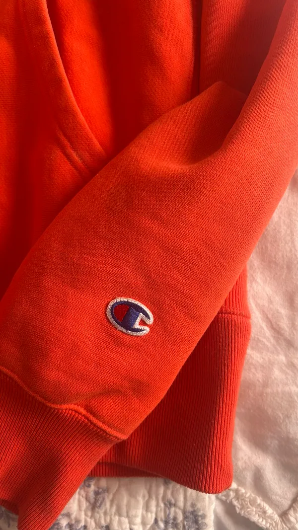 Champion Orange Hoodie - Image 3