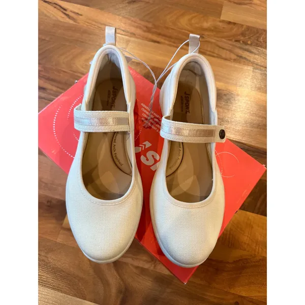 JSPORT Melody Cream Mary‎ Jane Shoes Women's Size 8 Lightweight Cushioned NEW - Image 2