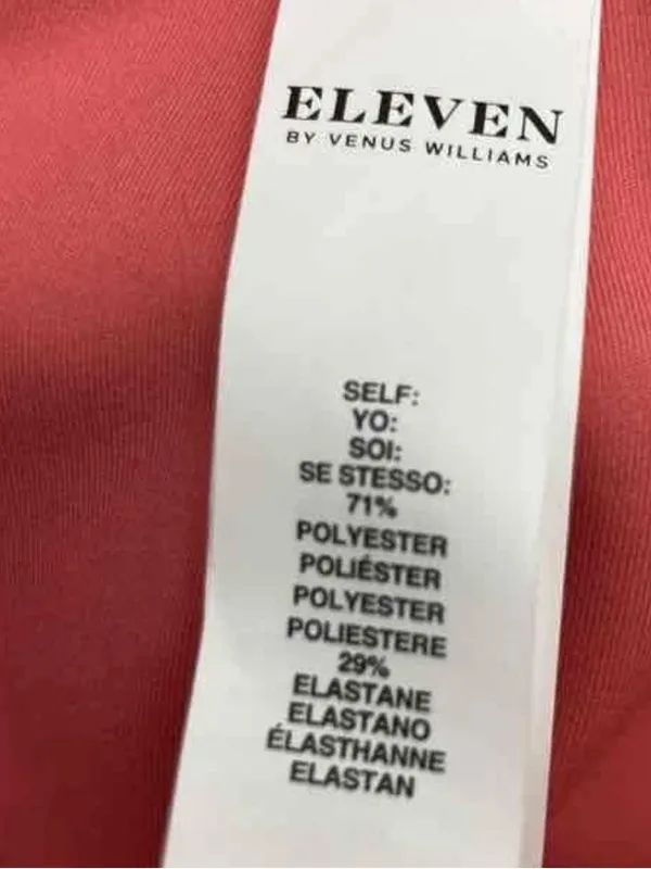 EleVen by Venus Williams‎ Coral Pink Active Leggings - Image 3