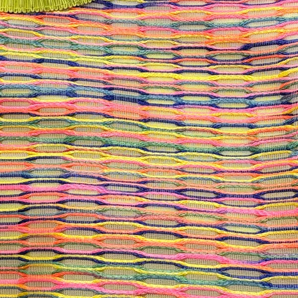 Alex Marie Tweed Shift Dress 4 Pink Lime Green Textured Sleeveless Stripe Knit‎ - Image 9