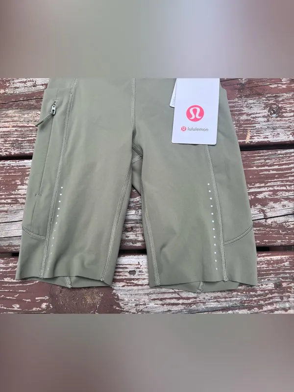 Lululemon Fast and Free HR Short 8" Light BALF Bay Leaf (Green) Lightweight|Sz:2 - Image 2