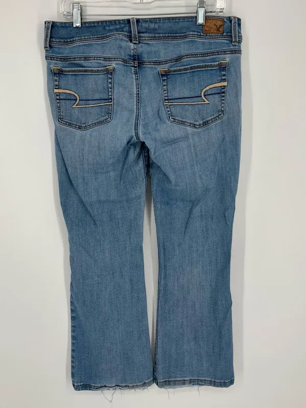 American Eagle Kick Boot Super Stretch Jeans Women's Size 12 - Image 10