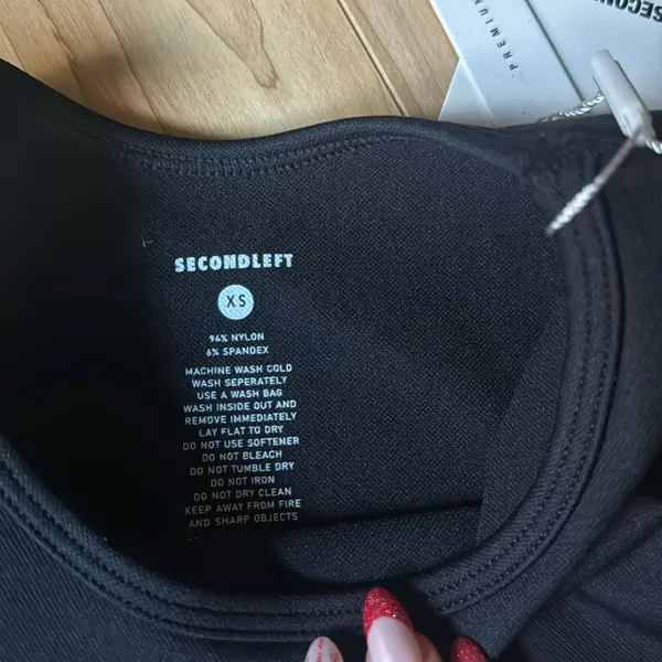 SECONDLEFT top Black Size XS - Image 2