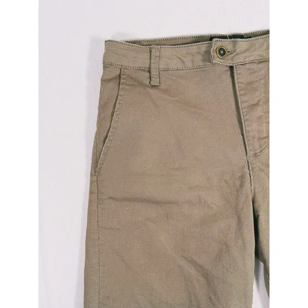 Nanette Lepore Womens Trouser Bermuda Shorts Size 6 Brown Khaki Preppy Minimal - Image 9