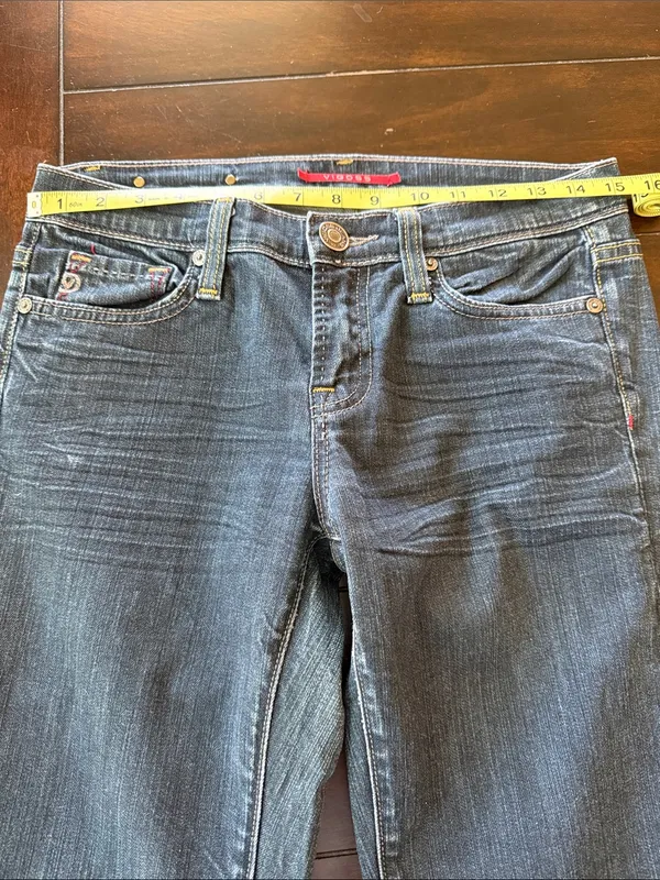 VIGOSS Flare Jeans Size 5 Vintage Y2K 2000s Grunge - Image 5