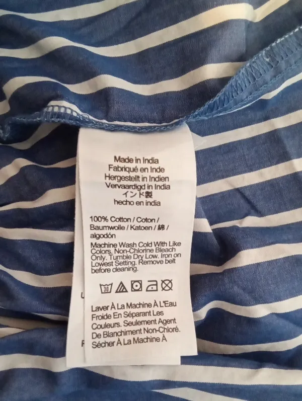 J Crew Tiered Shirt Dress In Cotton Poplin Mini Belted Ruffle Hem Preppy Nautica - Image 9