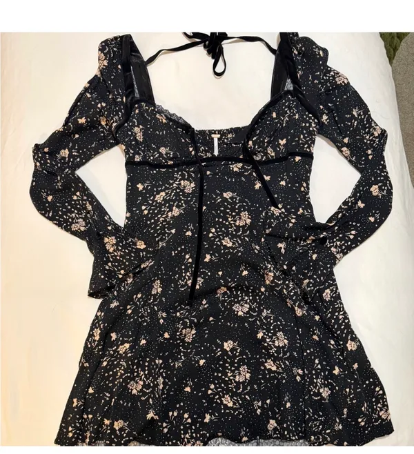 Free People Tess Floral Mini Dress - Image 2