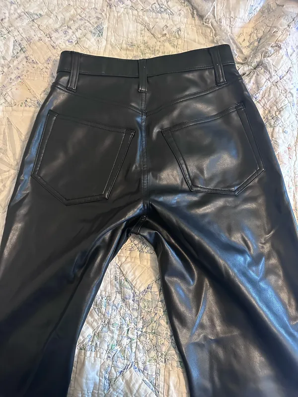 Abercrombie Leather Pants Vegan - Image 4