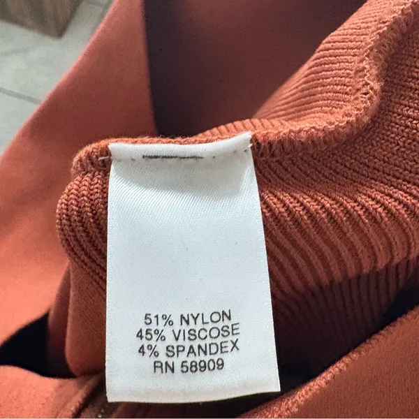 Gianni Bini Burnt Orange The‎ In Crowd Dress Size Large - Image 9